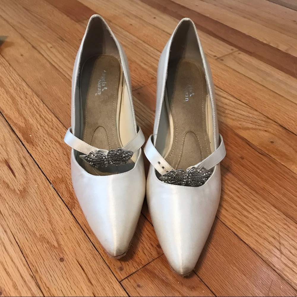 Worn Angela Nuran Bridal Heels